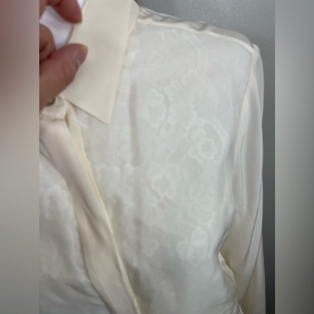 Etcetera Cream Blouse - image 2